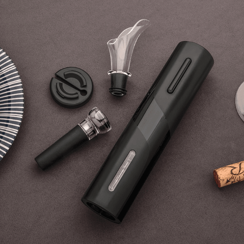 Abridor de Vinho Elétrico + 3 Brindes Grátis