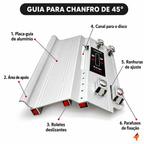Guia de Corte Multiuso 45° para Serra