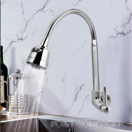 Torneira Inox Prata com Chuveiro 360° (50%OFF + Frete Grátis)