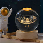 Luminária Globo de Cristal 3D