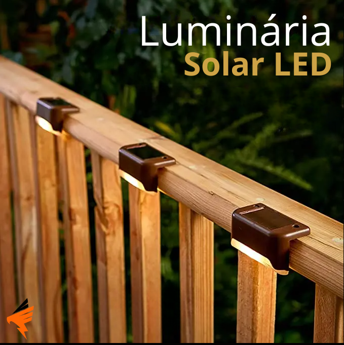 Luminária Solar LED À Prova D'Água