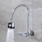 Torneira Inox Prata com Chuveiro 360° (50%OFF + Frete Grátis)