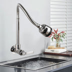 Torneira Inox Prata com Chuveiro 360° (50%OFF + Frete Grátis)