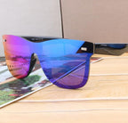 Óculos de Moda Espelhados Unissex, Versátil, de Personalidade Elegante, Adequado para Atividades Diárias ao Ar Livre, Corrida, Ciclismo, Direção, Fotografia de Rua